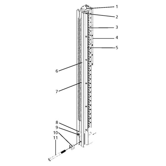 Column Assembly for DS 160
