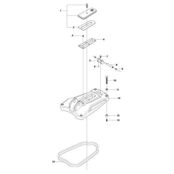 Base Plate for Husqvarna DS 250