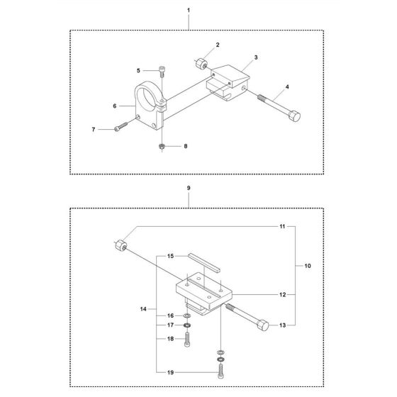 Frame Assembly for Husqvarna DS 40