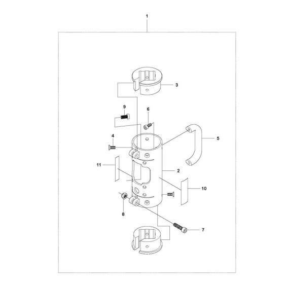 Shredder Case Assembly
