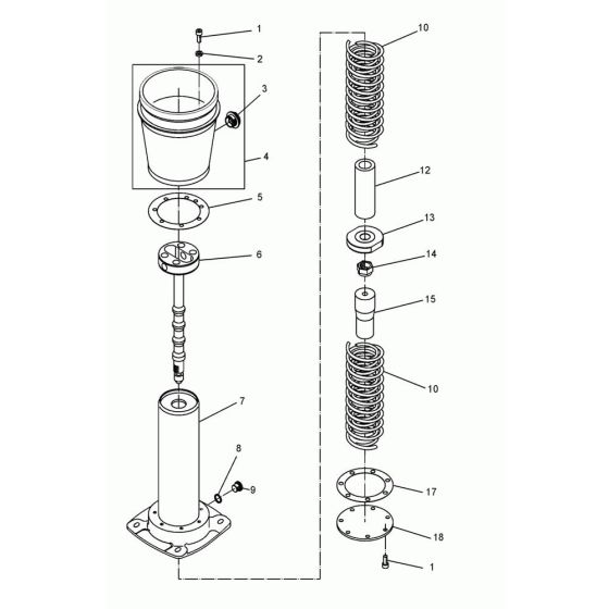 Spring Cylinder Assembly