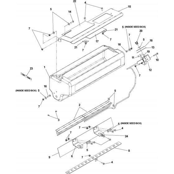 Bagger Assembly-2 for Husqvarna DT22 Lawn Care Equipment