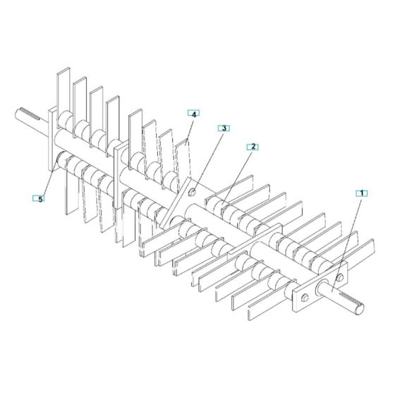 Flail Blade Reel Assembly
