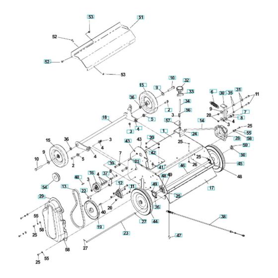 Husqvarna DT22BNR Assemblies