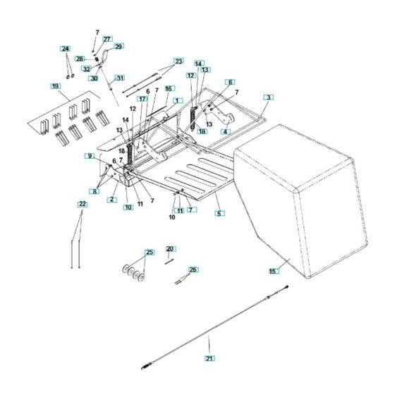 Bagger Assembly for DT22H5NRA