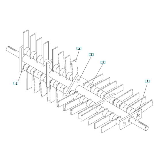 Flail Blade Reel for DT22HNR