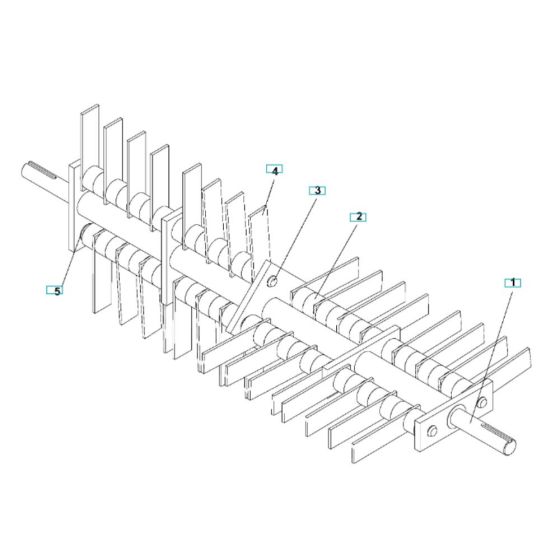 Flail Blade Reel for DT22NEFA