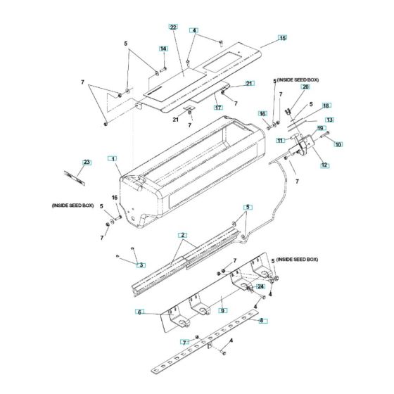 Seeder Assembly for Husqvarna DT22NEFA