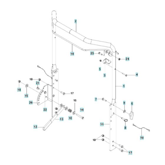 Handle Assembly for DTF22