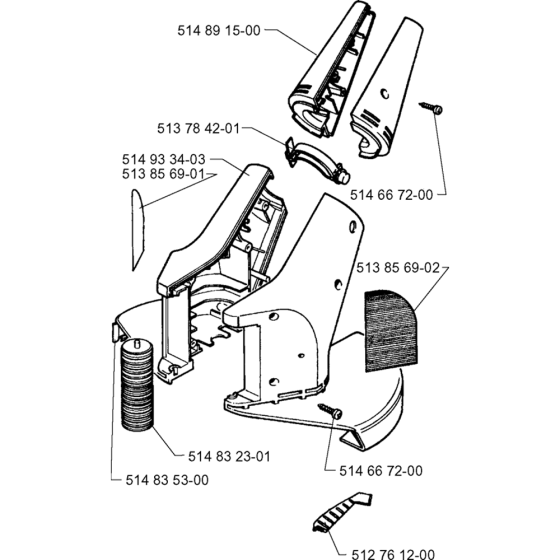 Cover-2 Assembly for Husqvarna DUO TRIMMER Edger