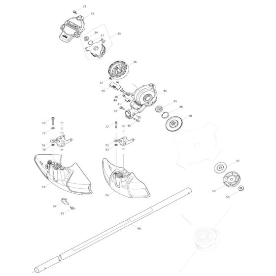 Pipe, Shield Assembly for Makita