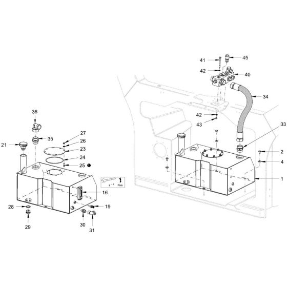 Hydraulic Oil Tank Assembly