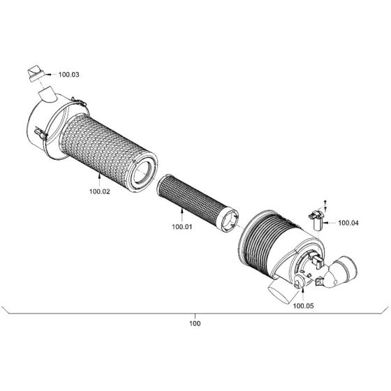 Air Filter for Hamm DV+ 70i
