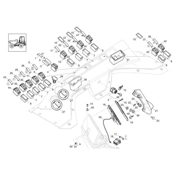 Instrument Panel for Wacker DV100-2