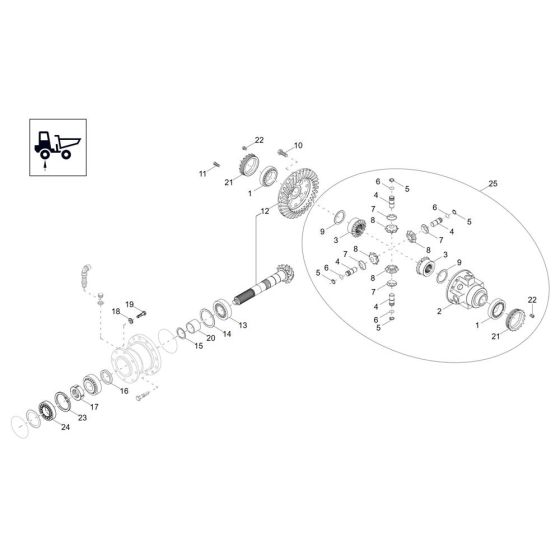 Differential Axle Assembly