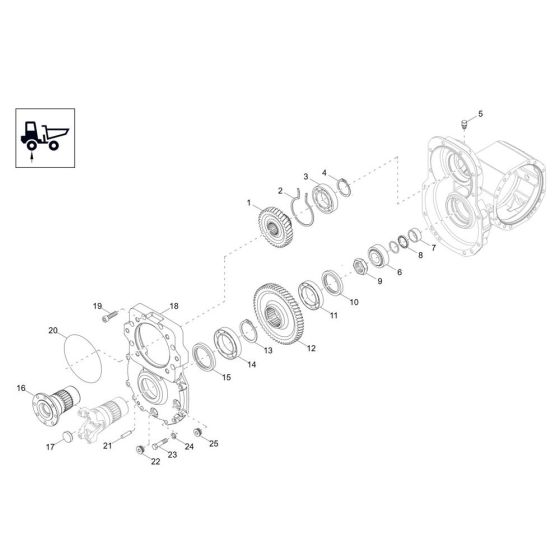 Gearbox Assembly for DV60-2
