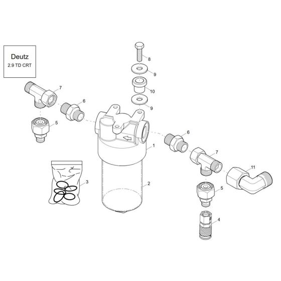 Hydraulic Oil Filter Assembly