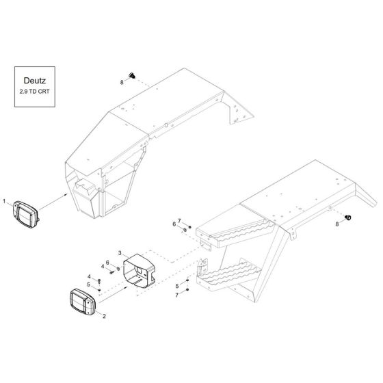 Headlight Assembly for DV60-2
