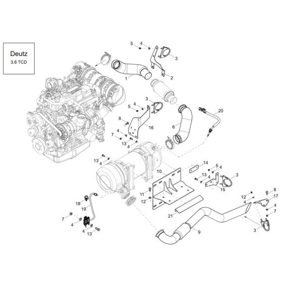 Exhaust Assembly for DV90-2