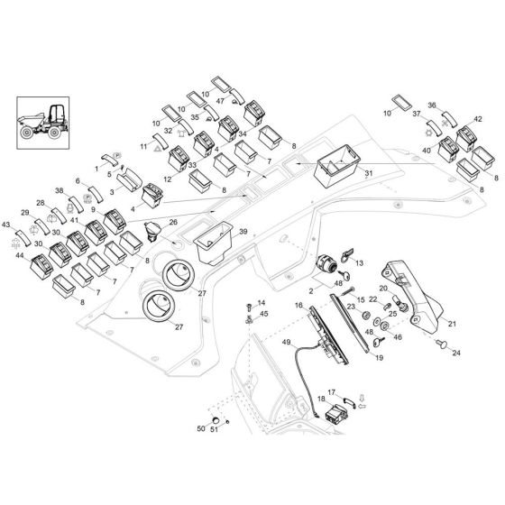 Instrument Panel for Wacker DV90-2