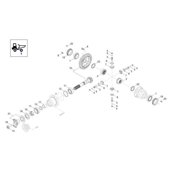 Differential Axle Assembly