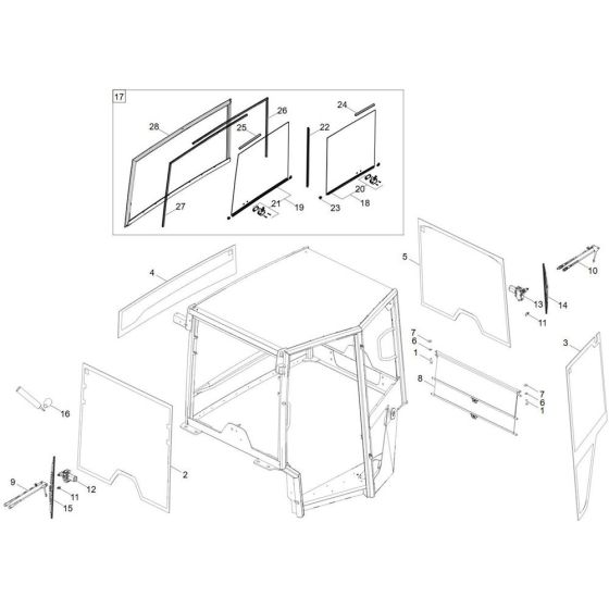 Window Assembly for DV90-2