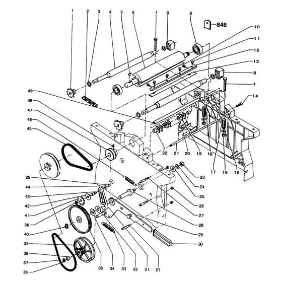Main Assembly for DeWalt DW1153