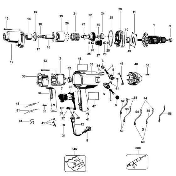 DeWalt DW291 Main Assembly