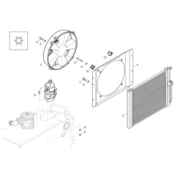 Radiator Assembly for DW30-2