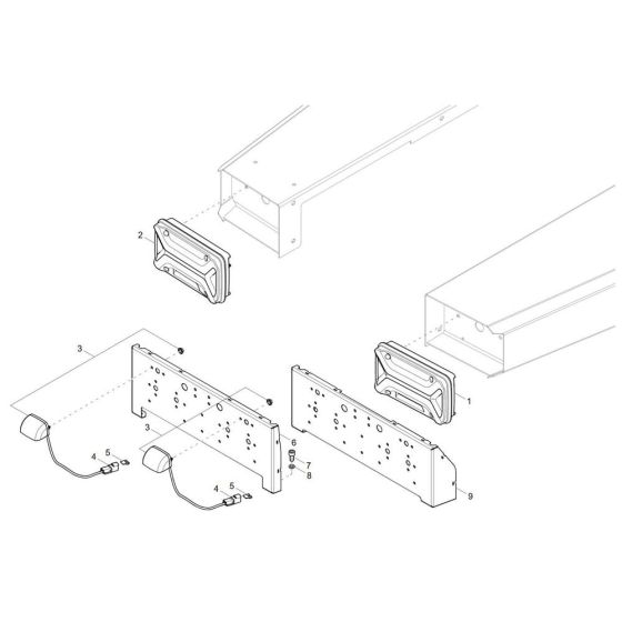 Rear Light Assembly for DW30-2
