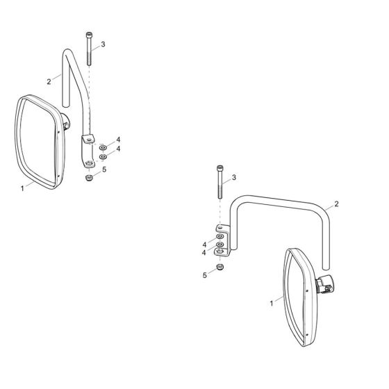 Mirror Assembly for DW30-2