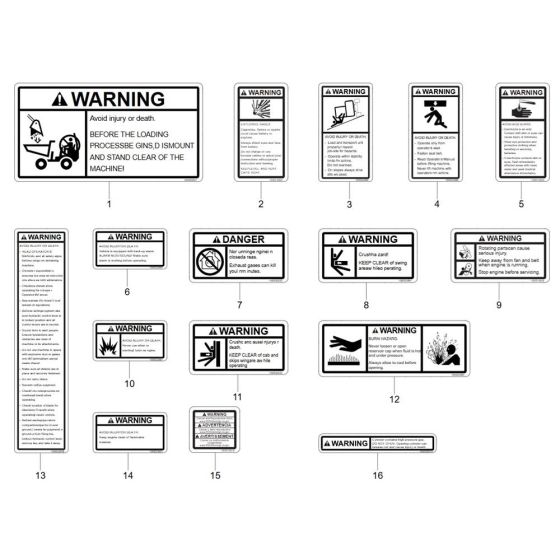 Decals for Wacker DW30-2