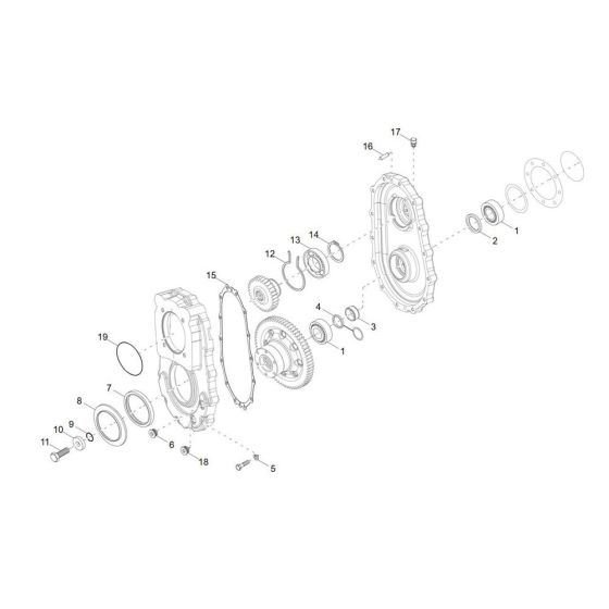 Gearbox Assembly for DW30-2