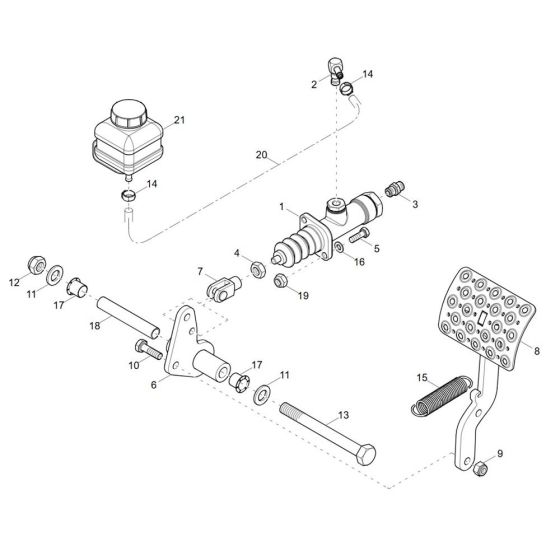 Foot Brake Assembly for DW30-2