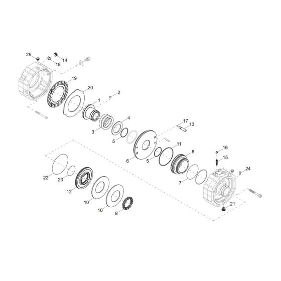 Brake Assembly for DW30-2