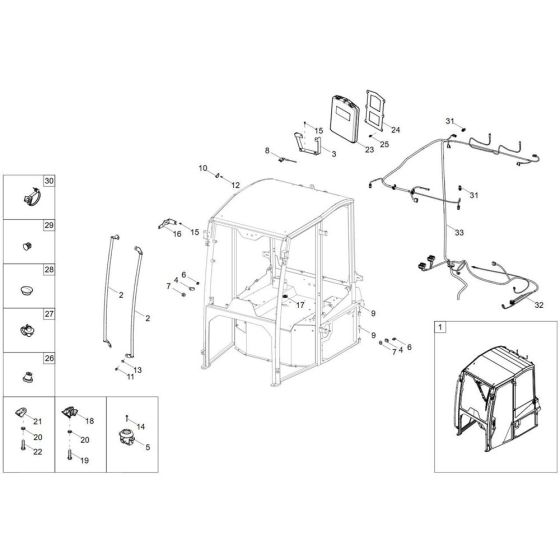 Cabin Assembly for DW30-2