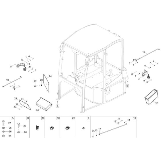 Cabin Assembly for DW40