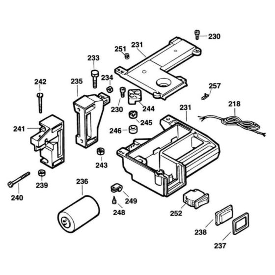 Handle Assembly for DeWalt DW720