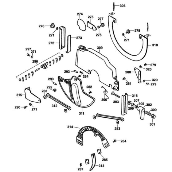 Guard Assembly for DeWalt DW725