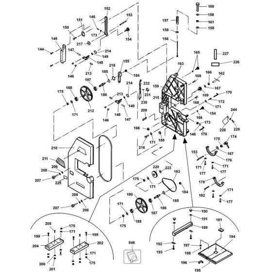 Guide Assembly for DeWalt DW738