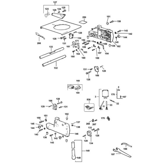Guard Assembly for DeWalt DW742
