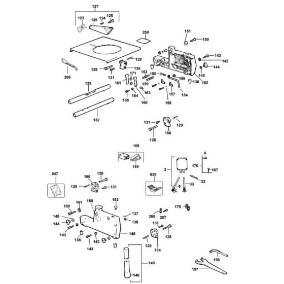 Guard Assembly for DeWalt DW742