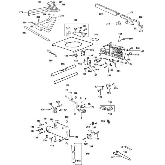 Guard Assembly for DeWalt DW742