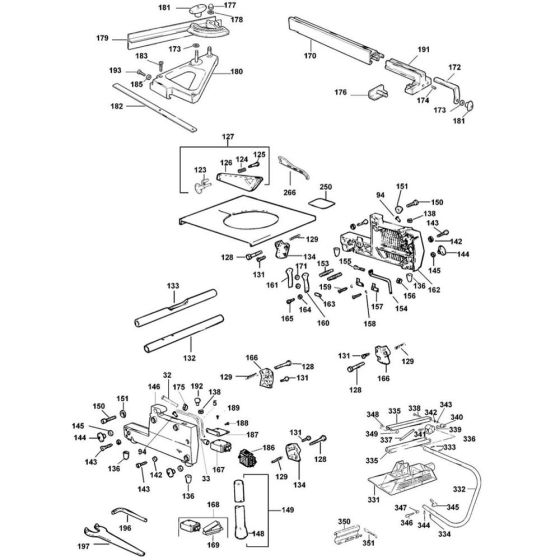 Guard Assembly for DeWalt DW743
