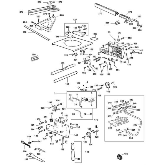 Fence Assembly for DeWalt DW743