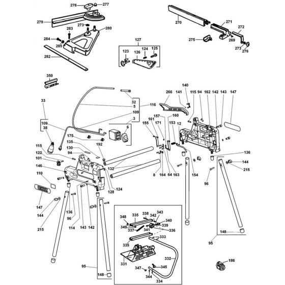 Fence Assembly for DeWalt DW743