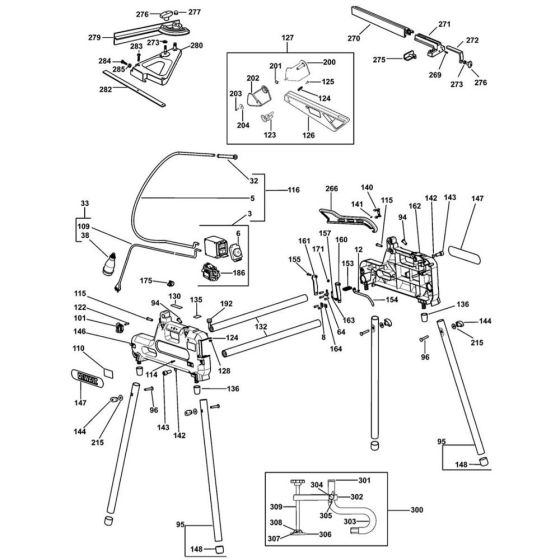 Fence Assembly for DeWalt DW743N