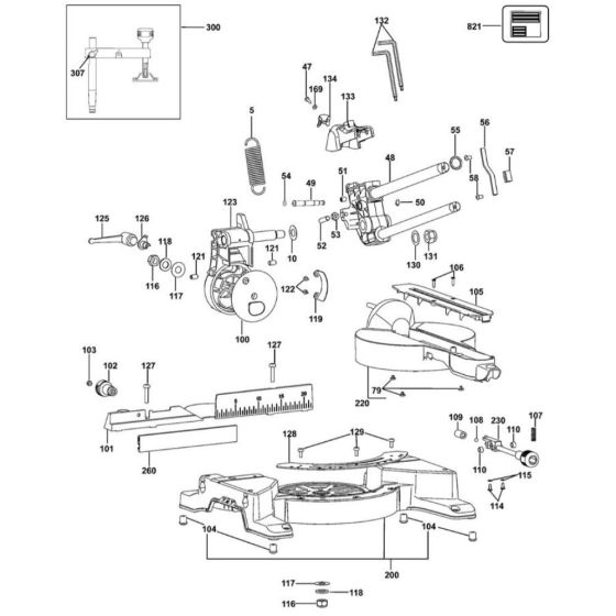 Table Assembly for DeWalt DW770