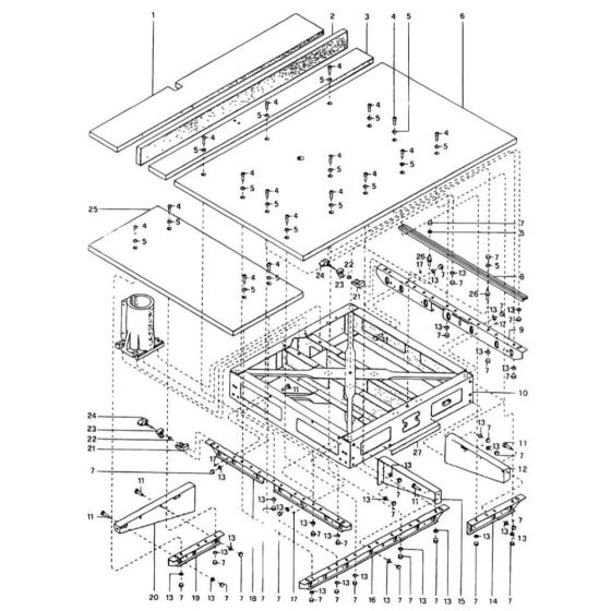 Main Assembly for DeWalt DW8101