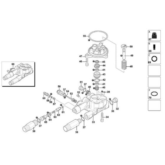 Piston Assembly for DeWalt DXPW001E